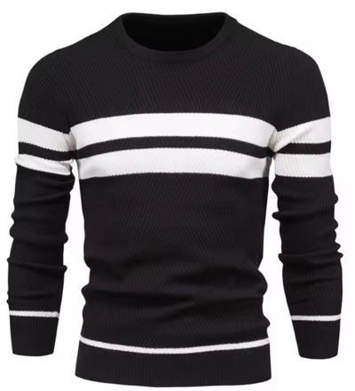 Edmund - Elegancki męski sweter w jodełkę