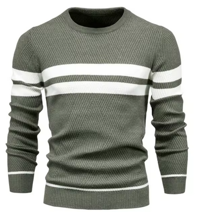 Edmund - Elegancki męski sweter w jodełkę
