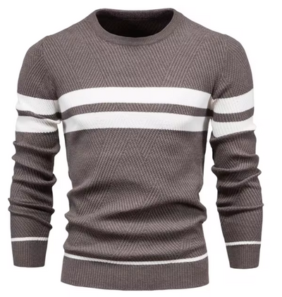 Edmund - Elegancki męski sweter w jodełkę