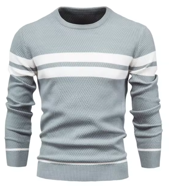 Edmund - Elegancki męski sweter w jodełkę