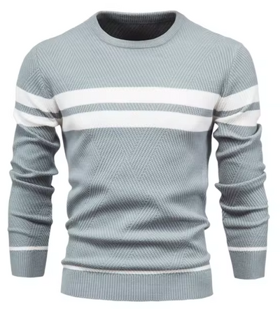 Edmund - Elegancki męski sweter w jodełkę