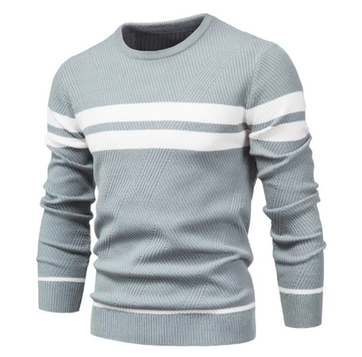 Edmund - Elegancki męski sweter w jodełkę