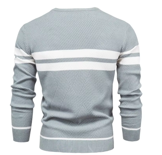 Edmund - Elegancki męski sweter w jodełkę