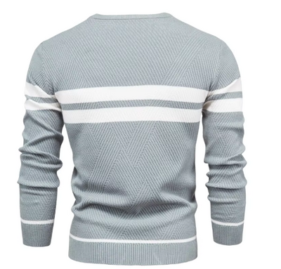 Edmund - Elegancki męski sweter w jodełkę